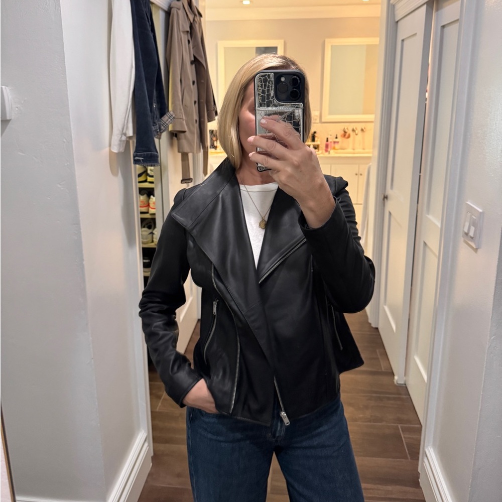 Marc New York Black Leather Jacket